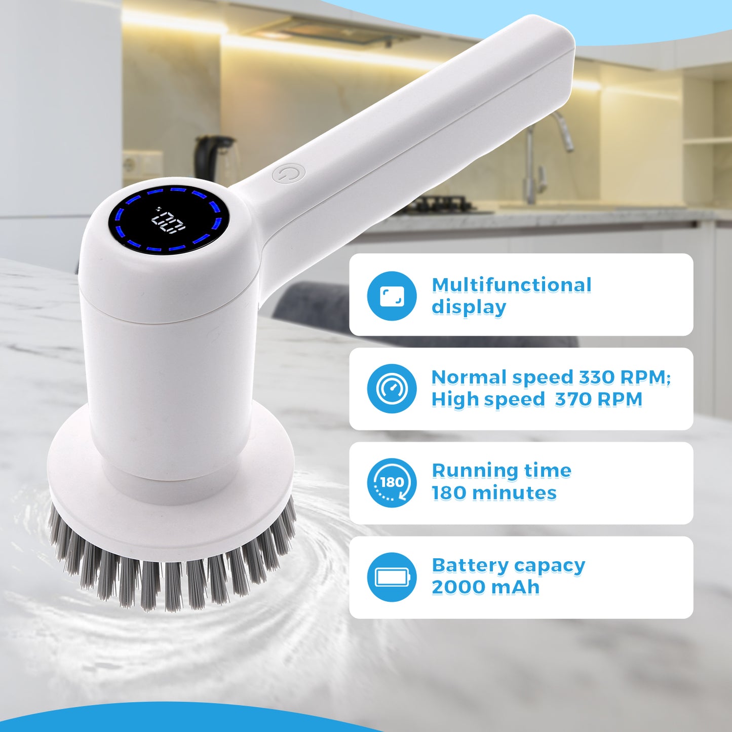 Electric Spin Scrubber 80W