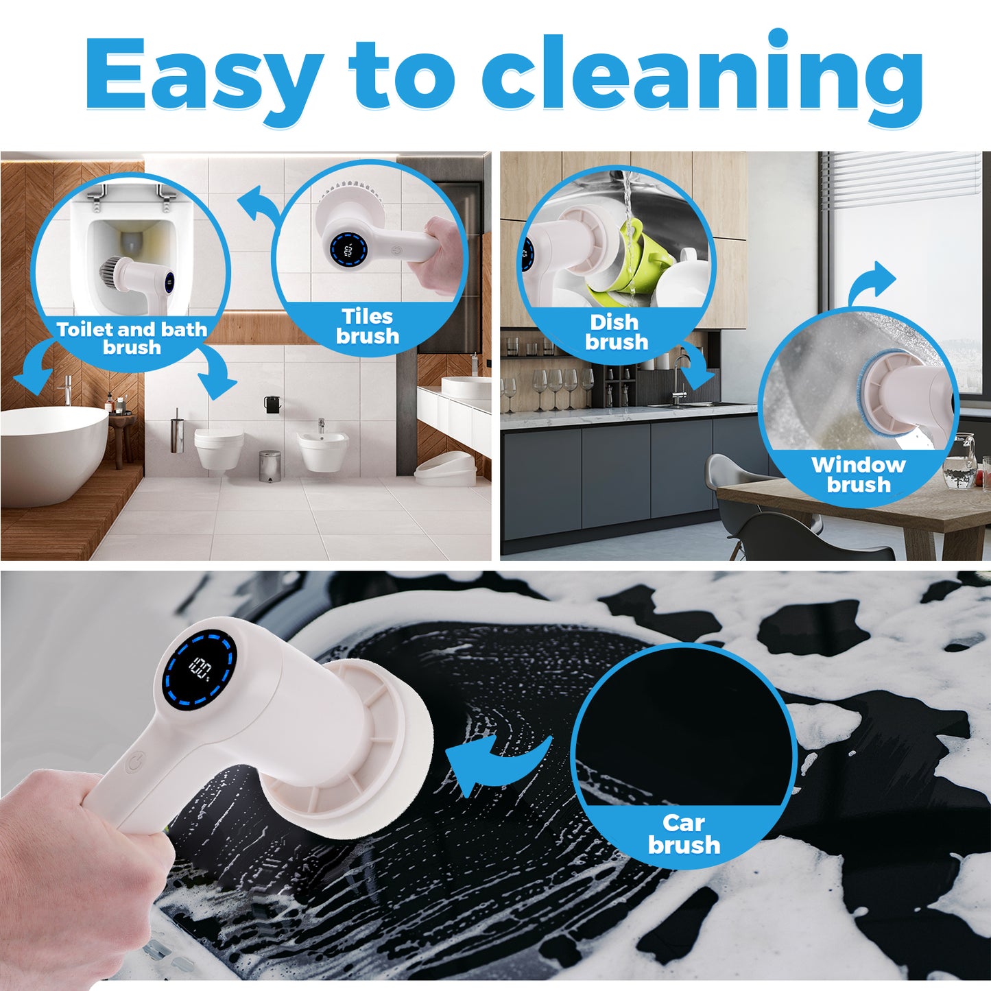 Electric Spin Scrubber 80W