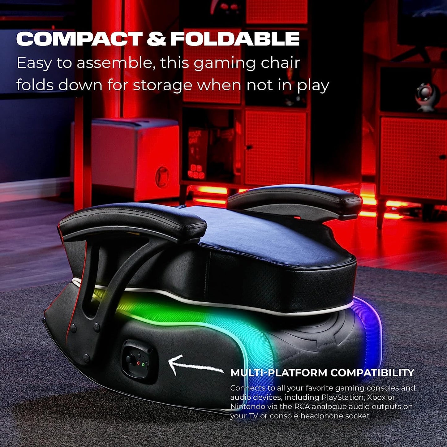 LED Floor Gaming Chair