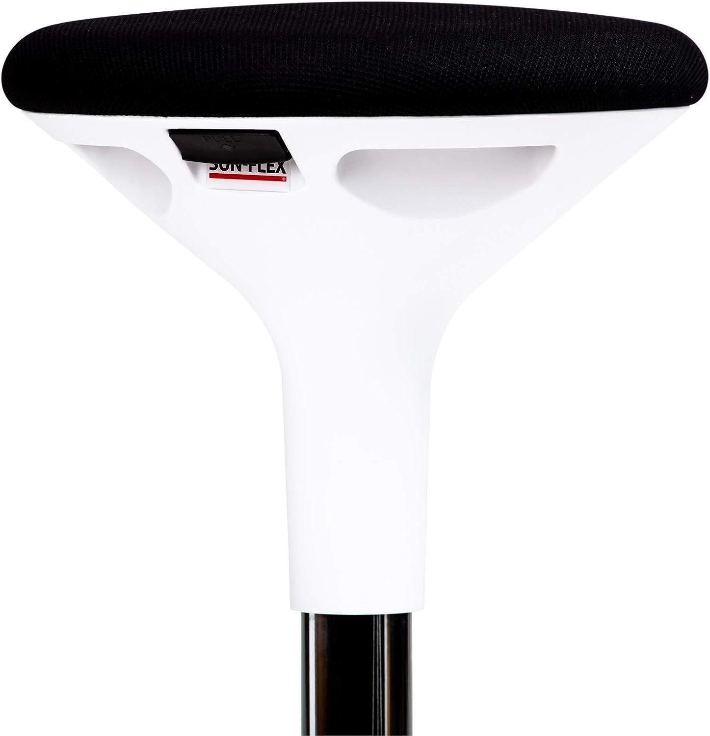 Ergonomic Height Adjustable Wobble Stool for Standing Desk (Black)