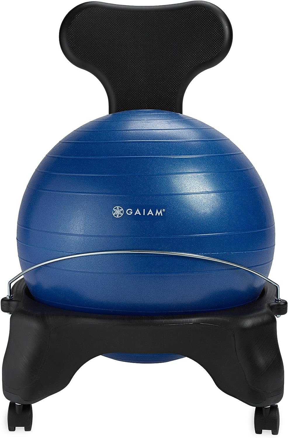 Classic Balance Ball Chair – Exercise Stability Yoga Ball Premium Ergonomic Chair for Home and Office Desk with Air Pump, Exercise Guide and Satisfaction Guarantee
