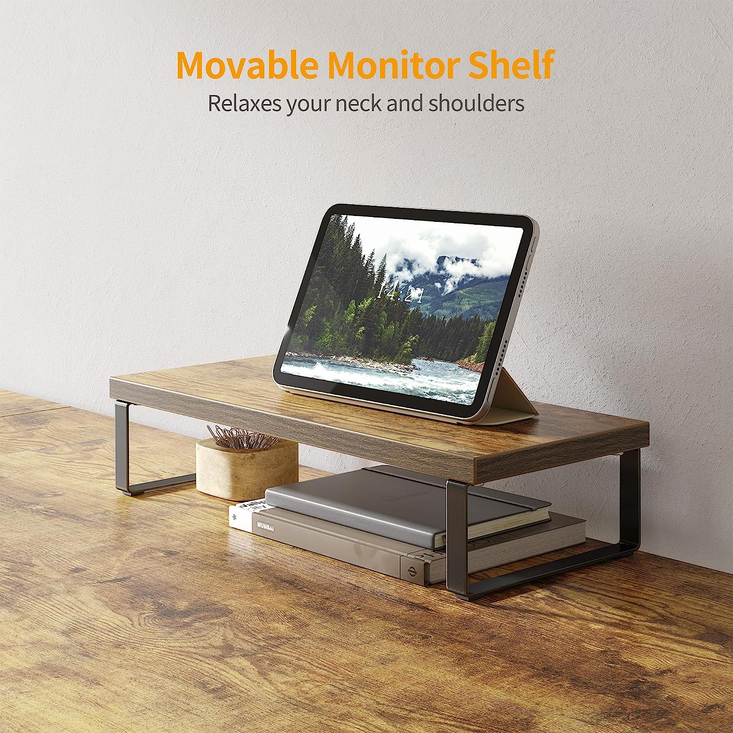 L Shaped Gaming Desk Computer Office Desk, Corner Desk with Large Monitor Stand for Home Office Study Writing Workstation
